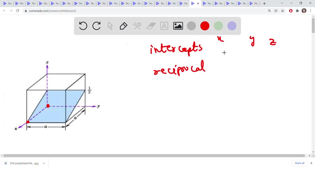 SOLVED: Draw the plane in a cubic unit cell with Miller Indices 101