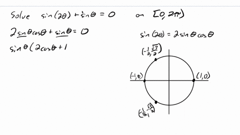 use-a-double-or-half-angle-formula-to-solve-the-equation-in-the-interval-o-2pi-sin2sin0-46603