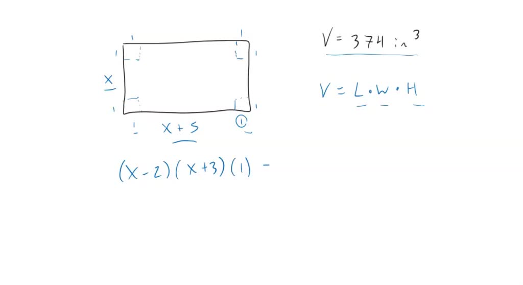 SOLVED: A rectangular piece of metal is 5 in longer than it is wide ...