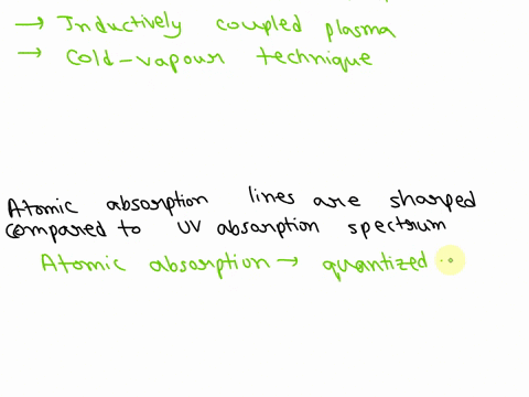 what-are-the-other-common-atomization-techniques-except-flame-why-atomic-absorption-lines-are-so-sharp-compared-to-the-uv-absorption-spectrum-of-a-molecule-dissolved-in-solution-both-atomic-53362