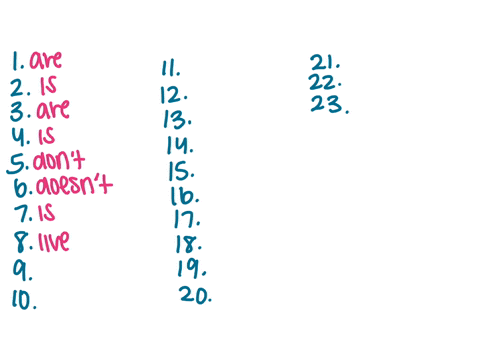 exercise1subiect-and-verb-agreement-choose-the-correct-form-of-the-verb-that-agrees-with-the-subiect-1annie-and-her-brothers-isare-at-school-2either-my-mother-or-my-father-isare-coming-to-th-35644