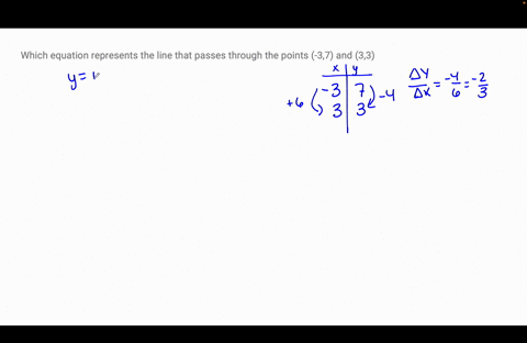 which-equation-represents-the-line-that-passes-through-the-points-37-and-33-92208