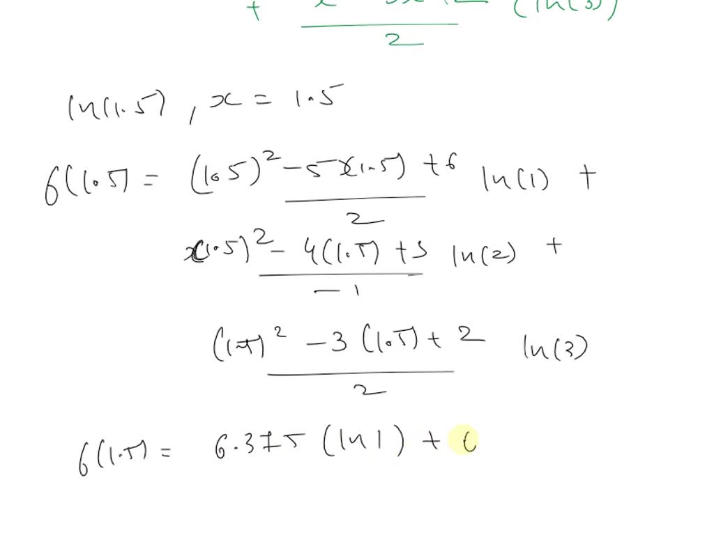 SOLVED: Consider the function f(x) = ln x. (a) Construct the Lagrange ...