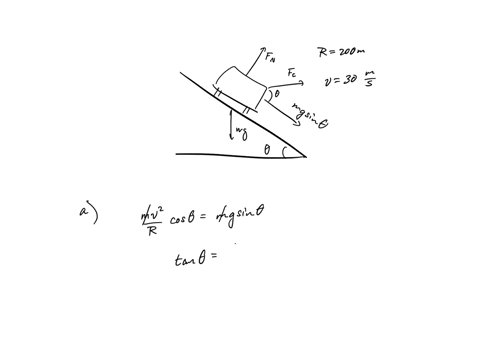 1a-car-is-driving-on-a-banked-circle-road_-the-radius-of-the-circle-is-200m_-a-find-the-optimum-bank-angle-of-this-curve-for-the-speed-of-3oms_-the-optimum-banking-angle-is-the-angle-for-whi-25395
