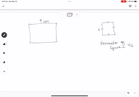 a-rectangle-9cm-long-is-equal-on-area-to-a-square-which-has-a-perimeter-of-24cm-find-the-width-of-the-rectangle-94497