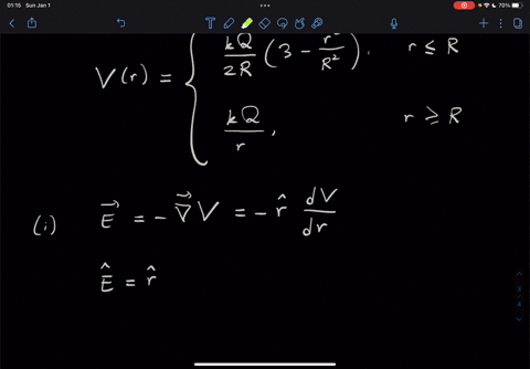 an-insulating-solid-sphere-of-radius-r-has-a-uniform-positive-volume-charge-density-and-total-charge-of-q-the-electric-potential-of-the-sphere-is-given-by-kq-3-r-2r-r2-vr-k-2-for-r-r-for-r-2-96684