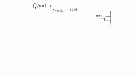 a-horizontal-force-of-10-n-is-necessary-to-just-hold-a-block-stationary-against-a-wall-the-coefficient-of-friction-between-the-block-and-the-wall-is-02-the-weight-of-the-block-is-a-2-n-b-20-n-c-50-n-d