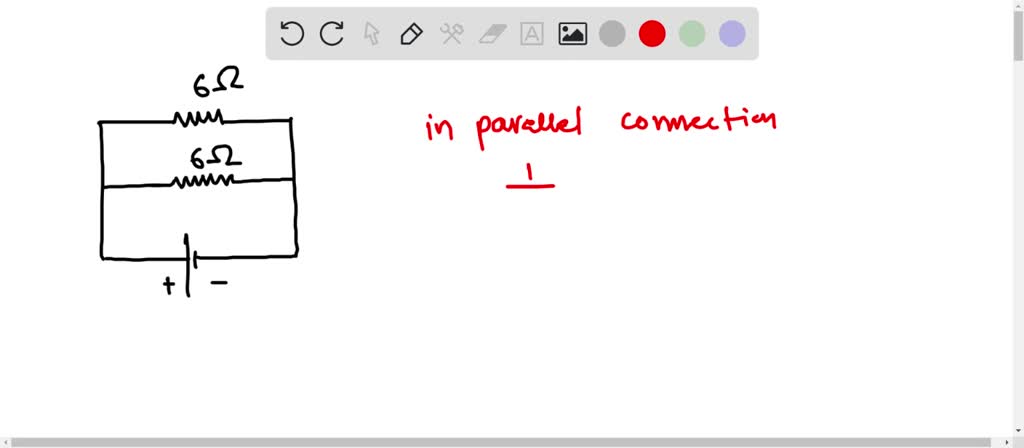 SOLVED: A schematic diagram Of a circuit consisting of two resistors iS