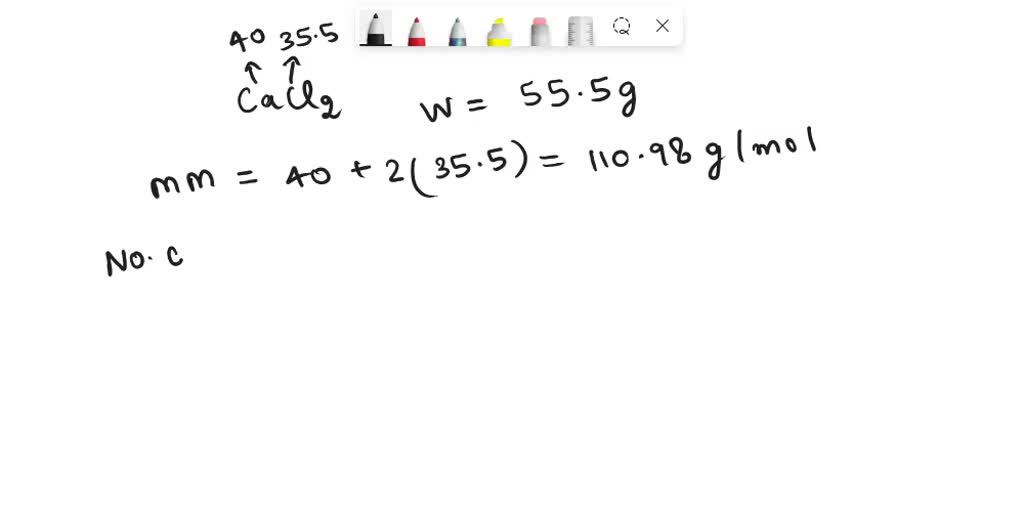 A 5gallon bucket of calcium chloride ice melt weighs 18.14 kg. How