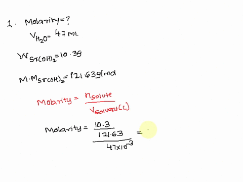 part-a-a-strontium-hydroxide-solution-is-prepared-by-dissolving-1030-g-of-sroh2-in-water-to-make-4700-ml-of-solutionwhat-is-the-molarity-of-this-solution-express-your-answer-to-four-signific-09363