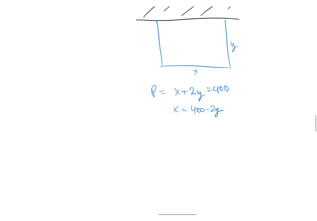 Solved: A. A Rectangular Pen Is Built With One Side Against A Barn. If 