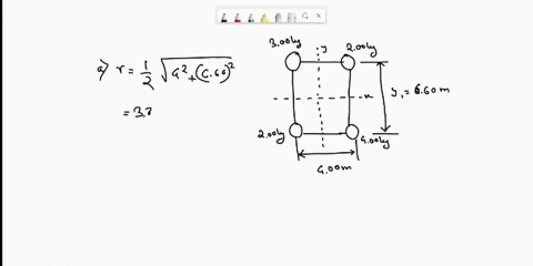 the-four-particles-shown-below-are-connected-by-rigid-rods-of-negligible-mass-where-y1-660-m-the-origin-is-at-the-center-of-the-rectangle-the-system-rotates-in-the-xy-plane-about-the-2-axis-08125