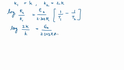 what-is-the-activation-energy-for-a-reaction-in-which-the-rate-constant-doubles-when-the-temperature-increases-from-293-k-to-303-k-11919