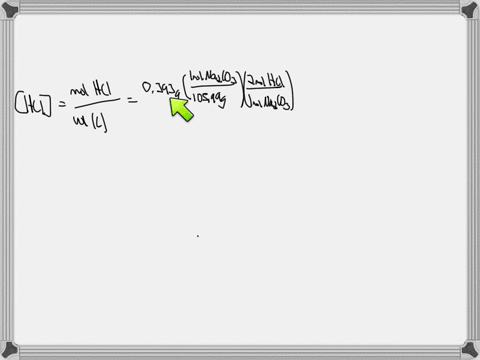 what-is-the-molar-concentration-of-a-dilute-hcl-solution-if-the-addition-of-4090-ml-of-the-acid-to-0393-g-of-primary-standard-na2co3-10599-gmol-required-a-322-ml-back-titration-with-0046-m-hbr-express