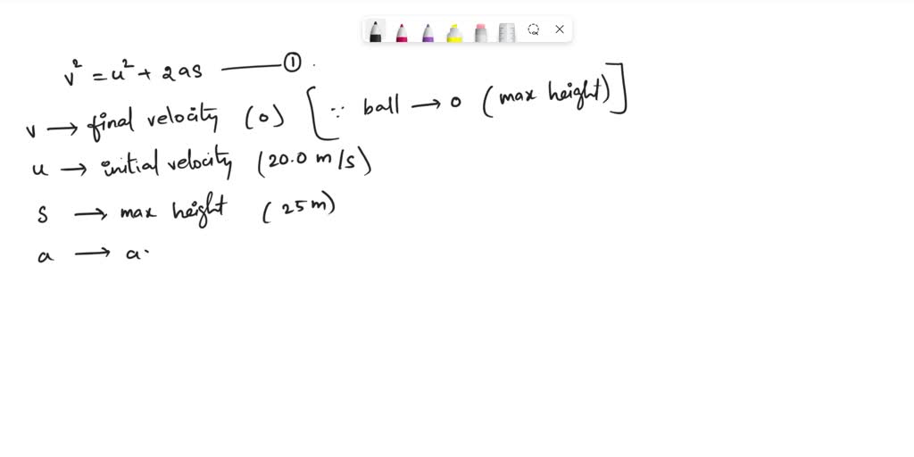 SOLVED: A brass ball is shot vertically upward from the surface of an ...