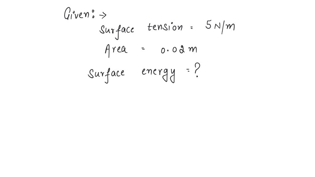 The surface tension of a liquid is 5 N/m. If a thin film of the area 0.