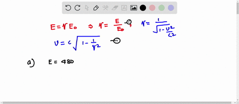 part-a-what-is-the-velocity-as-a-fraction-of-c-of-a-proton-with-480-gev-total-energy-hint-this-problem-uses-relativity-part-b-what-is-the-velocity-as-a-fraction-of-c-of-an-electron-with-25-g-80587