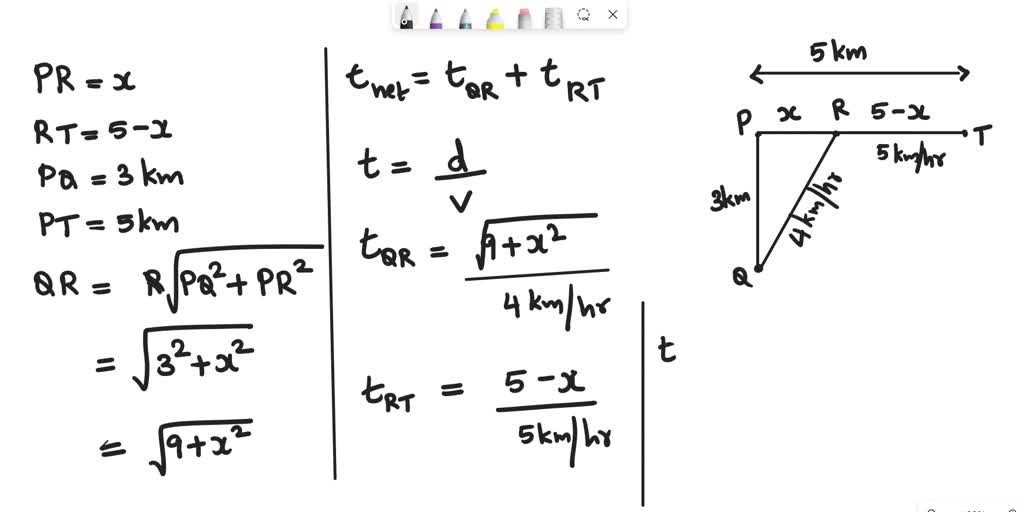 solved-a-person-in-a-rowboat-is-3-km-from-a-point-p-on-a-straight