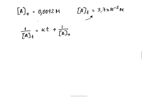 the-reaction-2a-b-is-second-order-with-a-rate-constant-of-51m-min-at-24c-a-starting-with-a0-00092-m-how-long-will-it-take-for-at-3710-3-m-b-calculate-the-half-life-of-the-reaction-46859