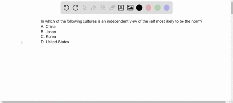 in-which-of-the-following-cultures-is-an-independent-view-of-the-self-most-likely-to-be-the-norm-a-c-96825
