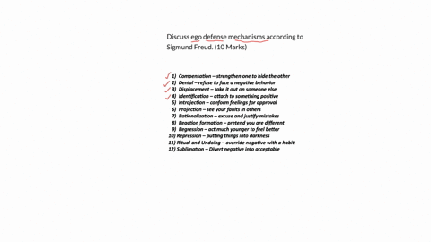 discuss-ego-defense-mechanisms-according-to-sigmund-freud-10-marks