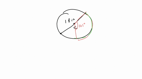 The points denoted with numbers divide the circle into arcs...
