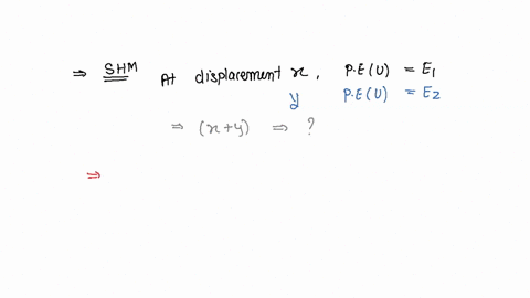 a-body-is-executing-simple-harmonic-motion-at-a-displacement-x-its-potential-energy-is-e1-and-at-a-displacement-y-its-potential-energy-is-e2-the-potential-energy-e-at-displacement-is