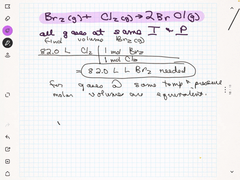 what-volume-of-bromine-is-required-to-react-with-820-liters-of-chlorine-gas-according-to-the-following-reaction-all-gascs-a8-204-same-temperature-and-pressure-bromine-chlorine-bromine-monoch-79299