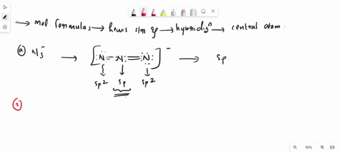 hybridization-for-each-of-the-following-molecular-formulas-draw-one-lewis-structure-and-then-state-the-hybridization-employed-by-the-central-atom-lewis-structure-hybridization-a-n3-b-co3-c-c-90442