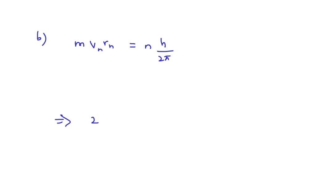 SOLVED: Calculate the wavelengths for the following electron orbit ...