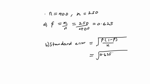 a-simple-random-sample-of-400-individuals-provides-250-yes-responses-a-what-is-the-point-estimate-of-the-proportion-of-the-population-that-would-provide-yes-responses-to-2-decimals-_________-78088