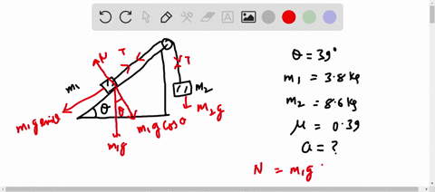 part-a-write-an-equation-for-the-magnitude-of-this-systems-acceleration-use-the-variables-from-the-problem-statement-together-with-g-for-acceleration-from-gravity-in-order-to-write-your-equation-part-