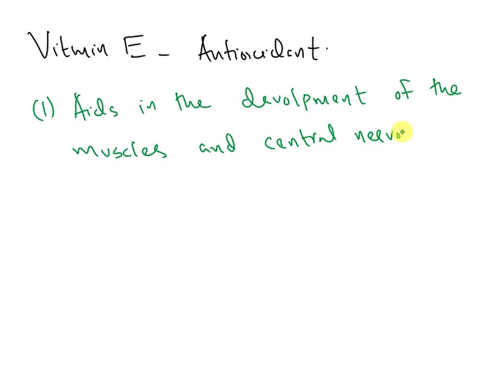 solved-the-primary-function-of-vitamin-e-is-as-an-antioxidant-but-it