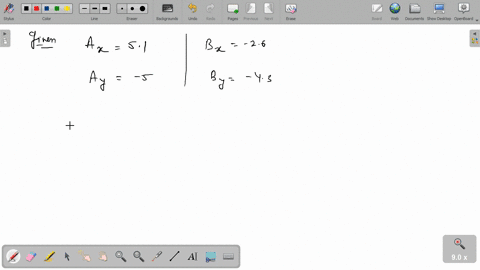 the-components-of-vectors-a-and-b-are-given-as-follows-ax-51-bx-26-ay-5-by-43-what-is-the-magnitude-of-vector-sum-a-b-a-51-b-25-c-93-d-96-e-38-52401