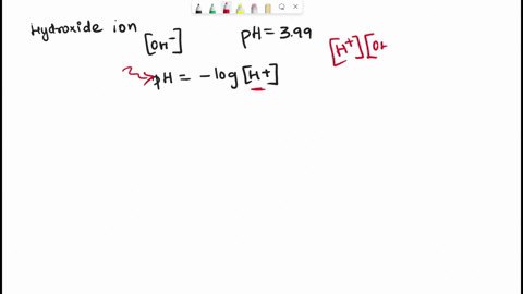 the-ph-of-an-acidic-solution-is-399-what-is-oh-76519