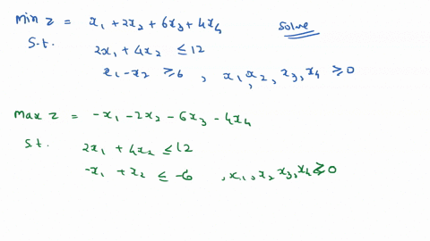 consider-the-linear-prograrming-probler-minimize-z-x1-2x2-6x3-4x4-subject-to-2x1-4x2-12-x1-x2-2-6-x1x2x3x420-q1-9-marks-solve-this-problem-by-dual-simplex-method-q2-2-marks-write-the-dual-of-48062