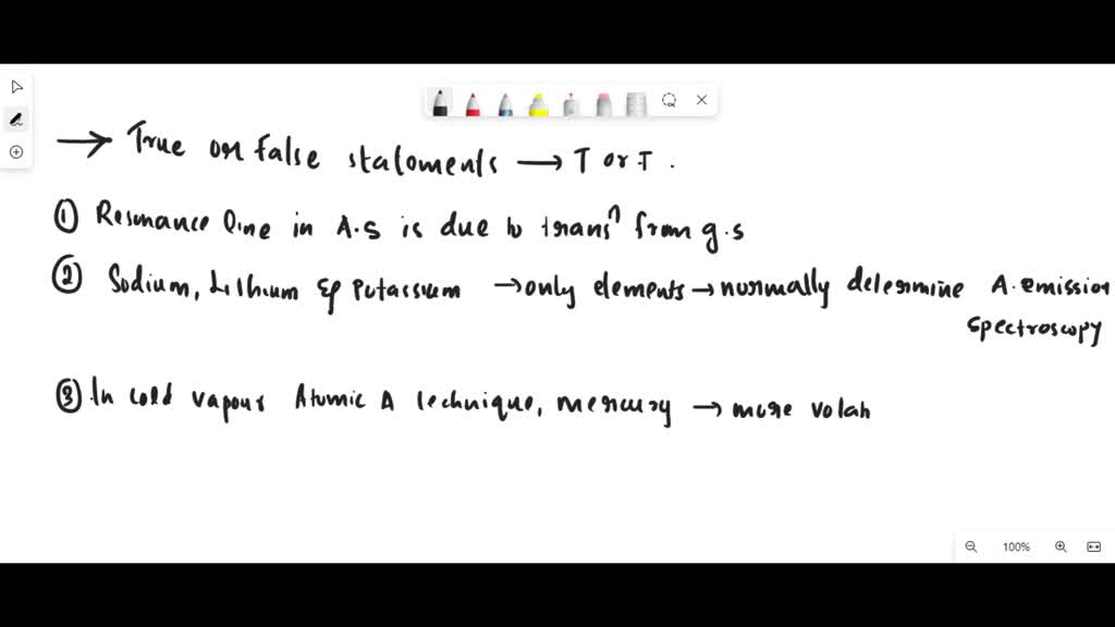 SOLVED: Are the following 4 statements true or false? A resonance line ...