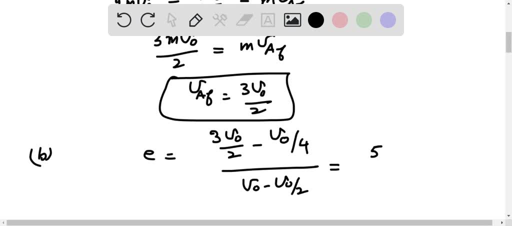 SOLVED: Object A, Which Has A Mass M And A Velocity V0, Collides Head ...