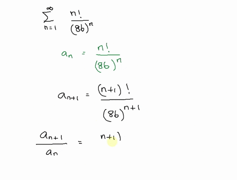 use-the-ratio-test-to-determine-whether-the-series-is-convergent-or-divergent-86n-identify-an-evaluate-the-following-limit_-lim-2n1-since-lim-an-select-90466