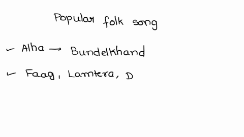 which-of-the-following-is-a-popular-folk-song-of-bundelkhand-39957
