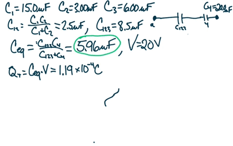 4-four-capacitors-are-connected-as-shown-in-figure-q4-a-find-the-equivalent-capacitance-between-points-a-and-15pf-300-uf-200-pf-b-a-20-v-battery-is-connected-across-ab-calculate-1-the-charge-37657
