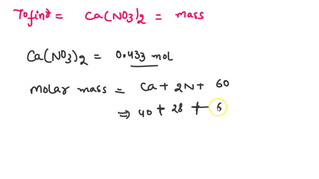 What Is The Mass In Grams Of 0 250 Mol Of Calcium Carbonate