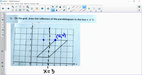 on-the-grid-draw-the-reflection-of-the-parallelogram-in-the-line-x-3-14145