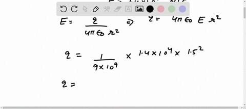 the-electric-field-intensity-at-the-point-p-distance-r-150-m-outside-of-a-spherically-charged-body-of-radius-r-045-mis-e-140-10-nc-find-the-electric-charge-q-on-the-sphere-and-the-surface-ch-18176