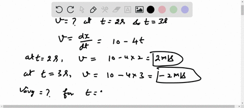 a-particle-moves-along-the-x-axis-according-to-xt-10t-2t2-what-is-the-instantaneous-velocity-at-t-2-and-t-3-s-what-is-the-instantaneous-speed-at-these-times-what-is-the-average-velocity-betw-15073
