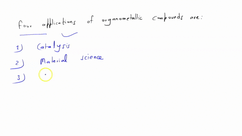 list-four-applications-of-organometallic-compounds
