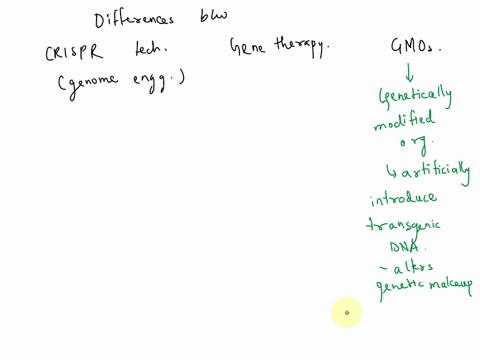 how-does-crispr-genome-engineering-differ-from-gene-therapy-and-genetically-modified-organisms-32808