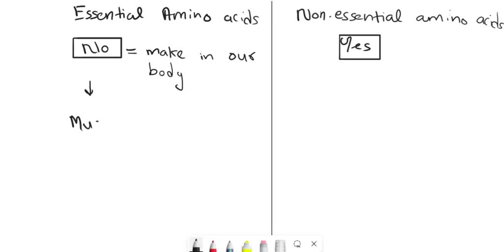 Non Essential Math SOLVED: drawbacks of the categorization of amino acids as essential and ...