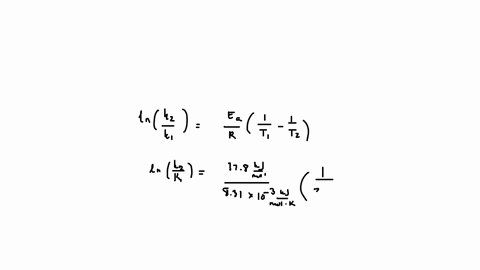 the-activation-energy-ea-for-a-particular-reaction-is-378-kjmol-if-the-rate-constant-at-280-k-is-0178-ms-then-what-is-the-value-of-the-rate-constant-at-431-k-r-8314-jmol-k-84483