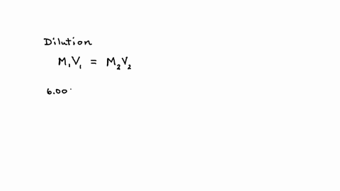 how-many-milliliters-of-600-m-hydrochloric-acid-hcl-are-needed-to-prepare-1000-ml-of-0500-m-hcl-by-dilution-33372